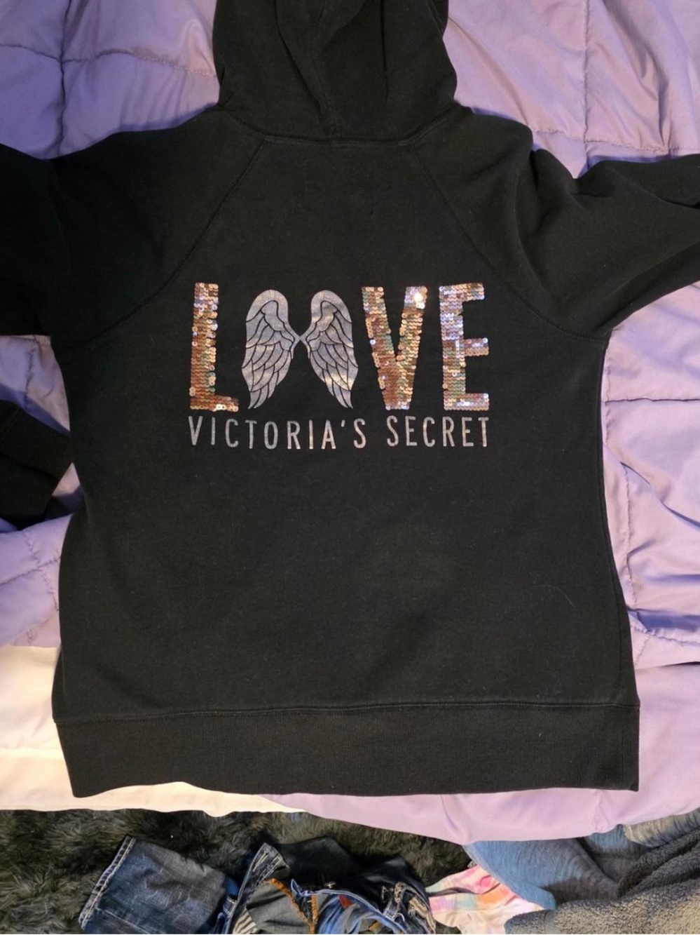 Victoria’s Secret Sequin Angel Wing Jacket Size Large